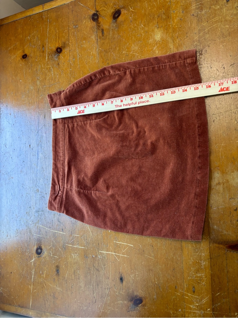 Forever 21 Rust Brown Zip Front Mini Skirt - Picture 6 of 8